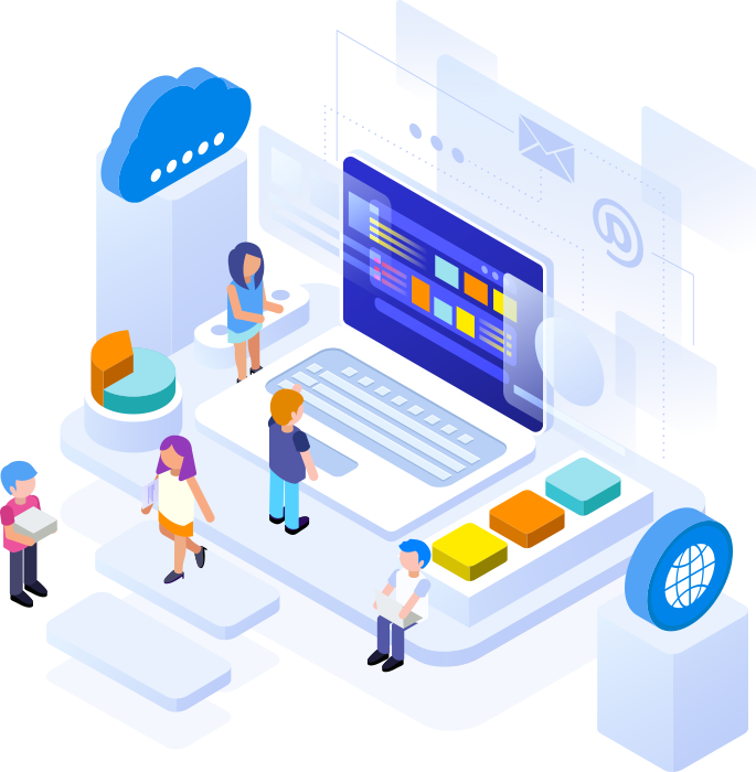 Creative team illustration